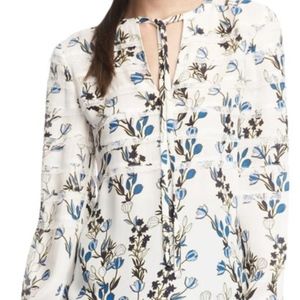 Draper James Dunaway Vines Blouse Size 8